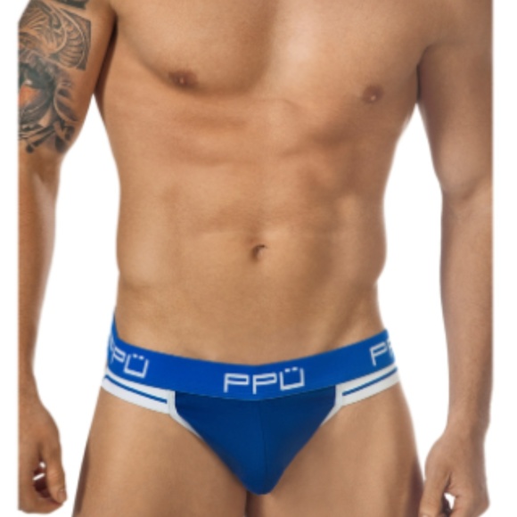 PPU Blue Jockstrap - Picture 1 of 3